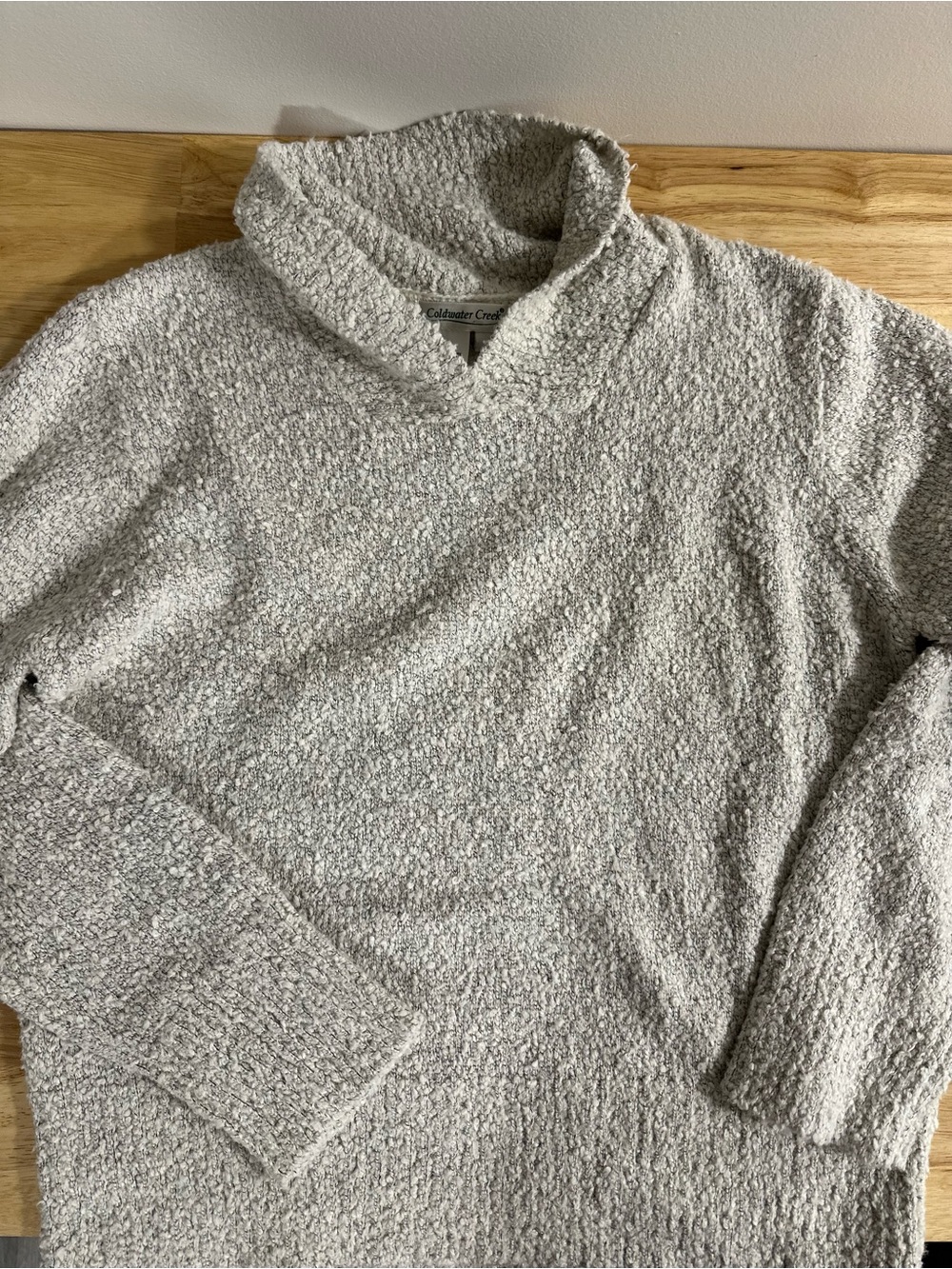 Cozy Heathered Coldwater Creek Pullover Sweater
